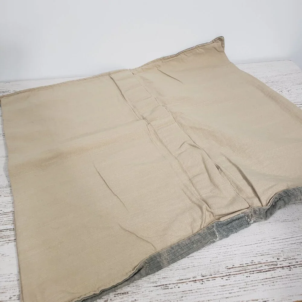 Pottery Barn Blue Cotton Tapestry Pillow Sham 24